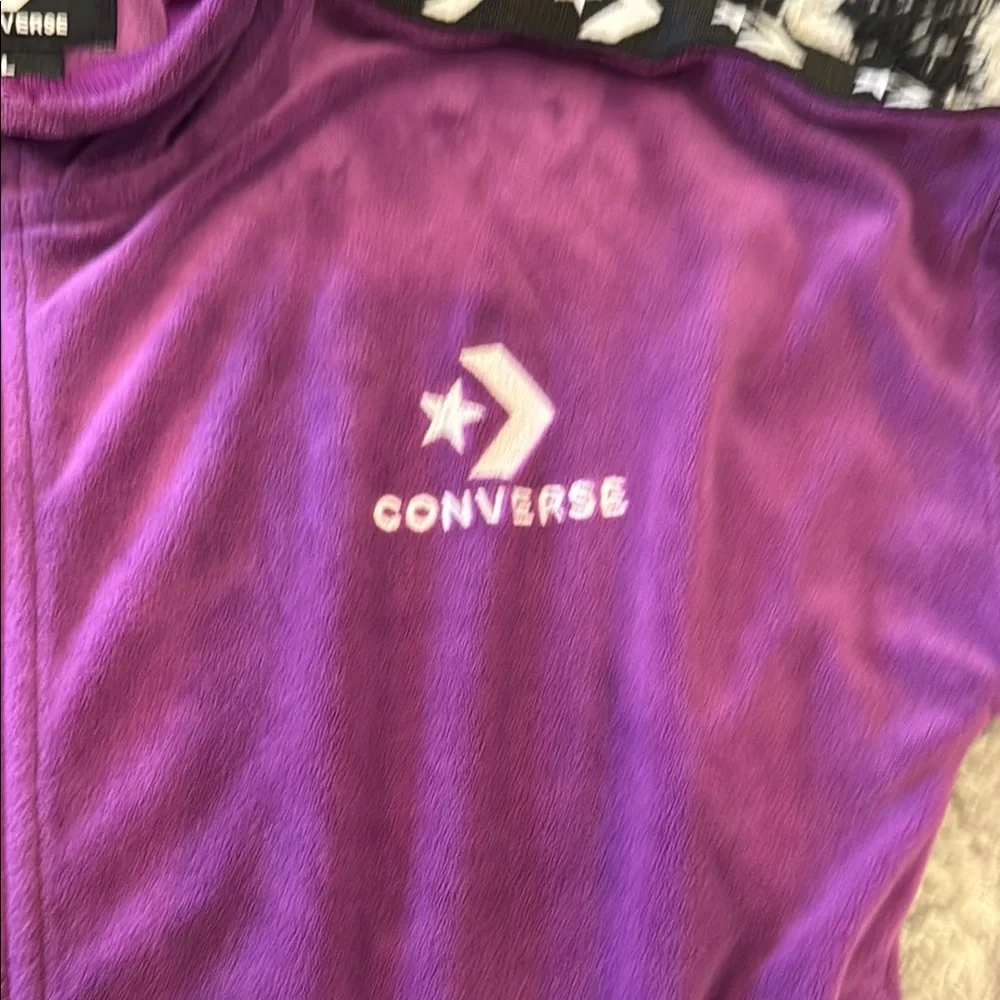 🛍️Converse Purple Track Jacket